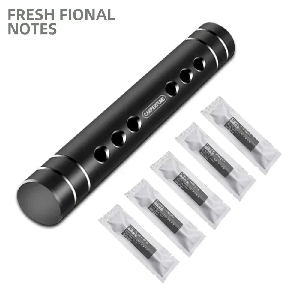 Car Air Vent Perfume Car Air Freshener Flavoring Smell Aroma Perfumes Air Freshener Parfum Car Accessories Peaceful Pleasures Health and Wellness Black 5PCS Cologne