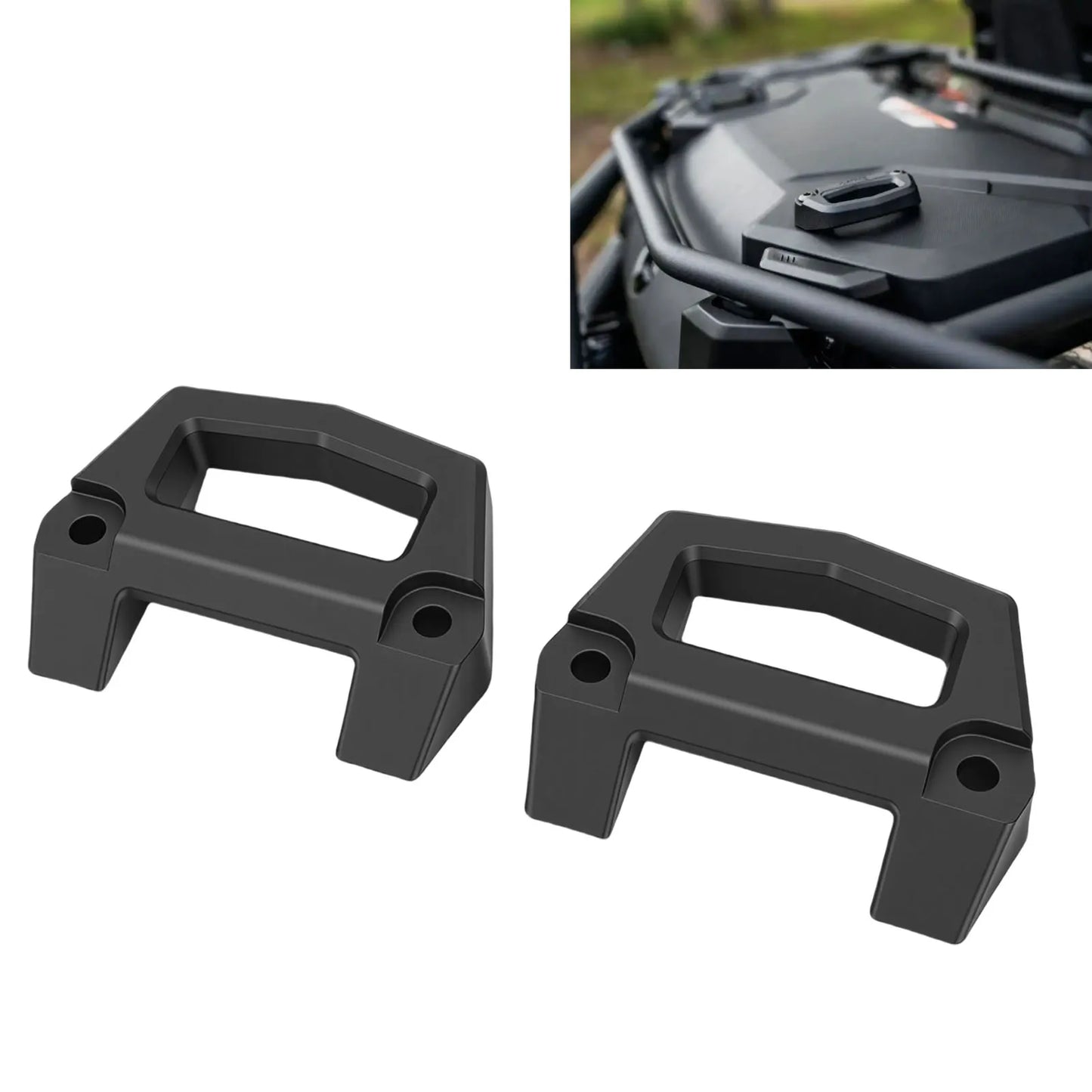 Ski-Doo Snowmobile Luggage Rack Base Kit OEM 860201806 – 2pc