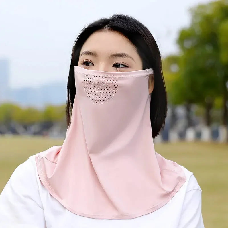 Ice Silk UV Face Mask & Neck Cover | Outdoor Sun Protection