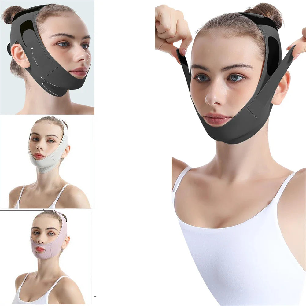 V Line Chin Strap Face Lift Mask – Double Chin Reducer