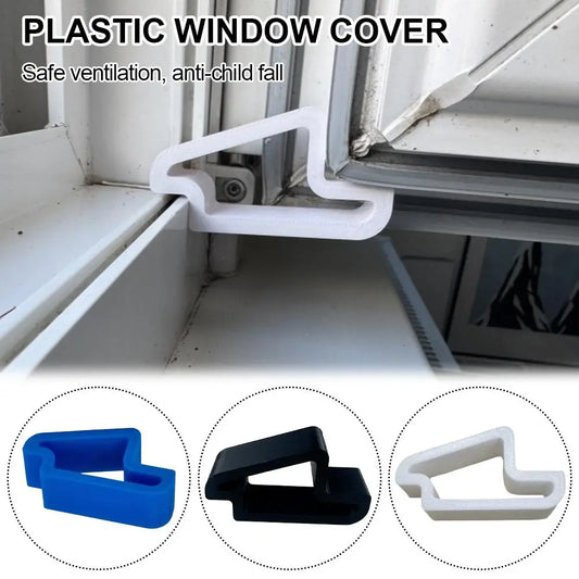 Window Security Wedge Durable Plastic Door and Window Stopper Multi-Use Easy Removal Window Door Wedge Secure Window Stopper Peaceful Pleasures Health and Wellness