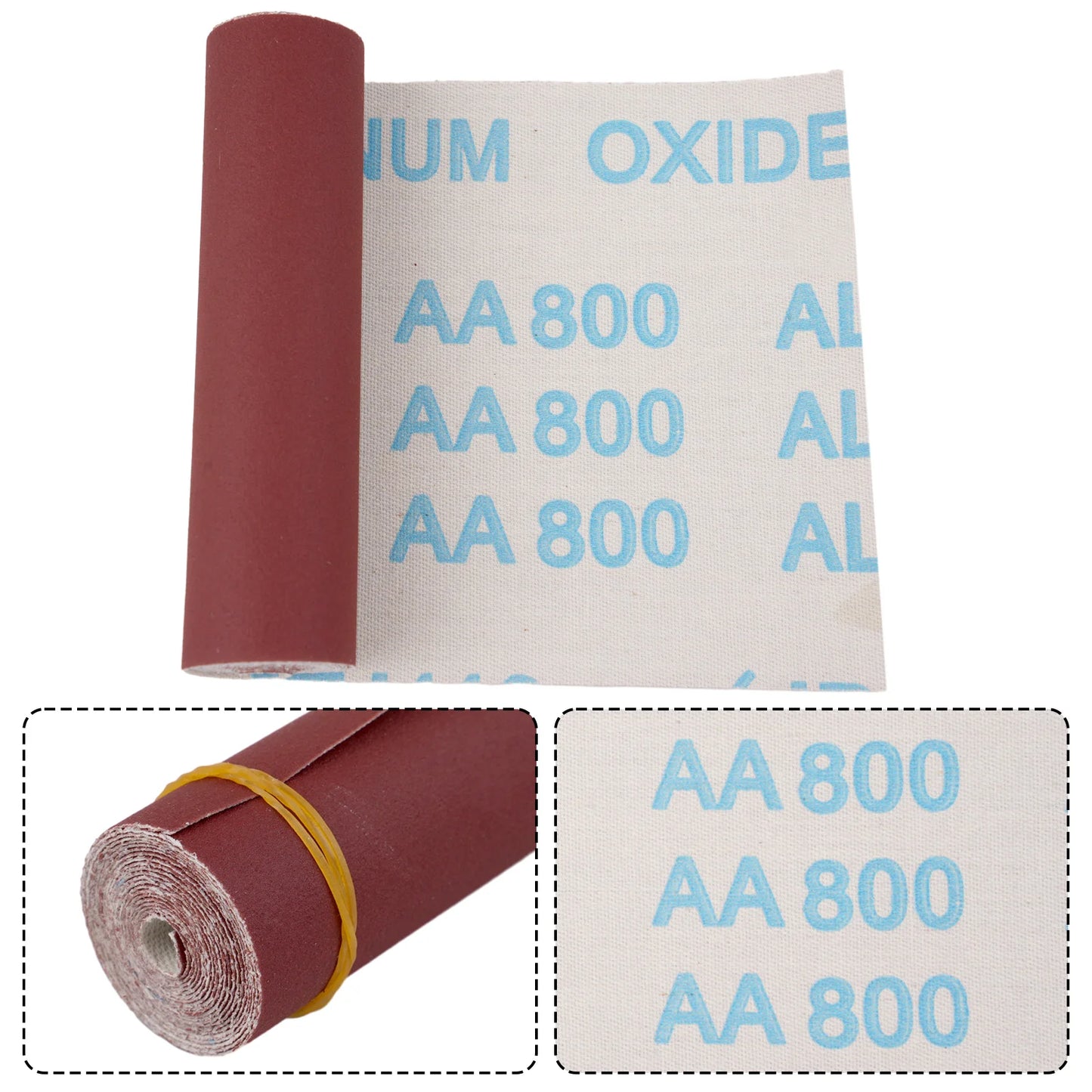 Sandpaper Roll Emery Cloth Sanding Abrasive Sheets 80 120 180 240 600