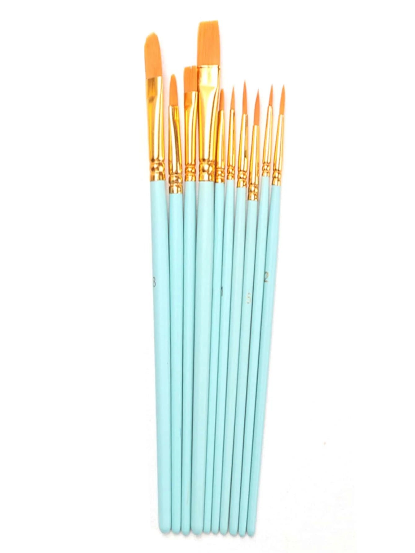 Professional Acrylic Paint Brush Nylon Hair Brushes All Purpose Oil