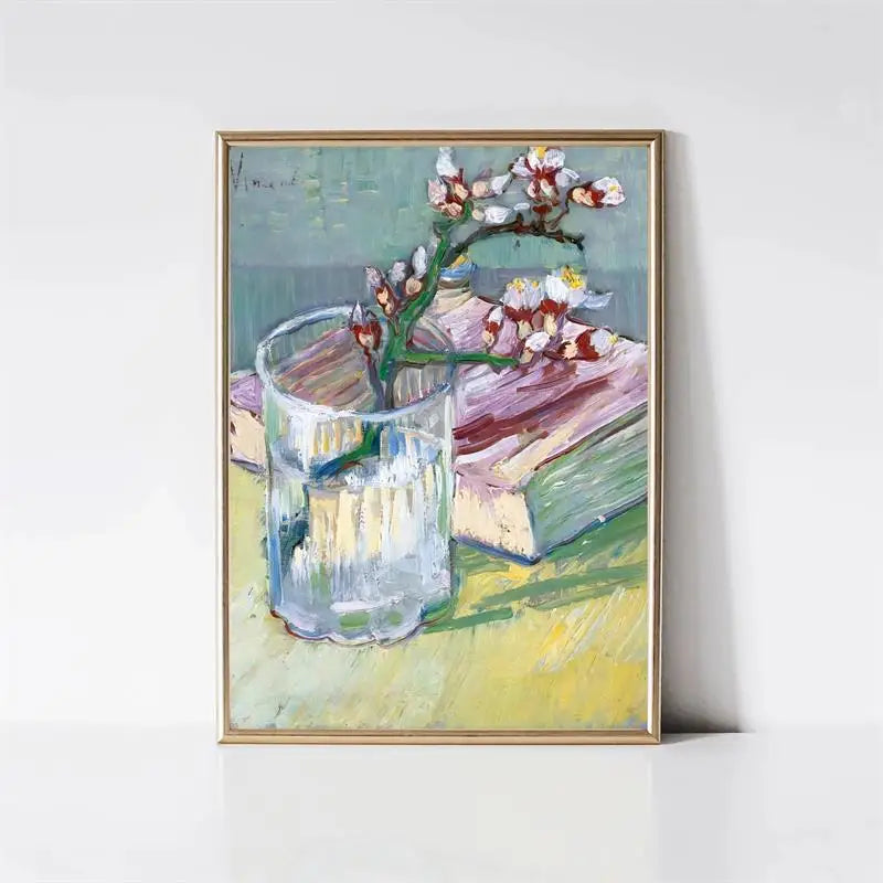 Van Gogh Canvas Wall Art Print | Starry Night Impressionist Poster Canvas Wall Art Print Peaceful Pleasures Health and Wellness 7 20x30cm Unframed