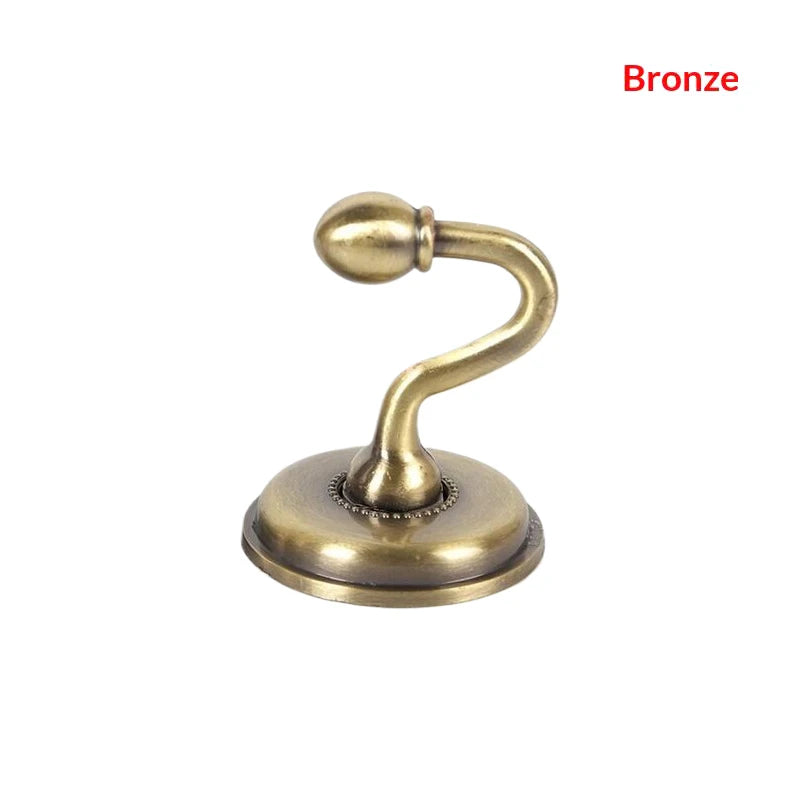2PCS Metal Curtain Holdback Hooks – Zinc Alloy Wall Tie Backs