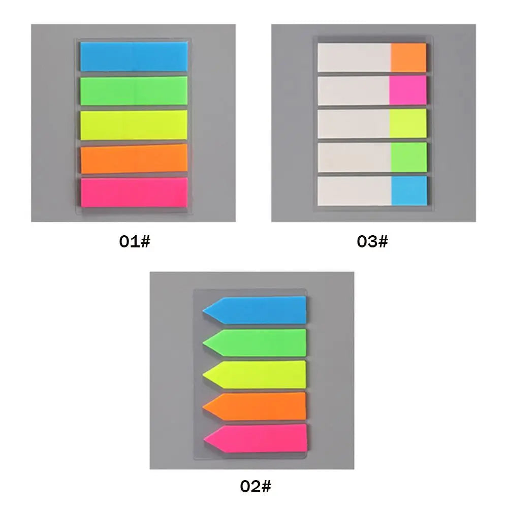 Supplies Memo Sticker Paper Memo Flags Bookmark Marker Sticker Fluorescent Memo Pad Candy Color Sticky Notes Colored Memo Pad Peaceful Pleasures Health and Wellness