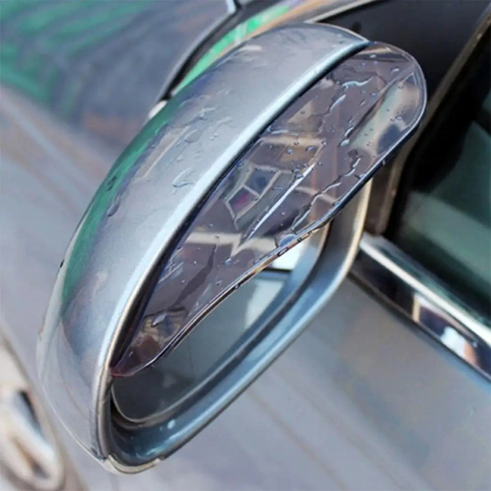 Universal Car Rearview Mirror Rain Guard Visor – 2 Pack
