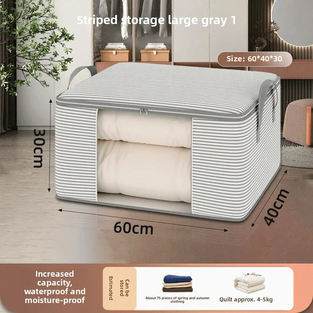 Large Comforter Storage Bag – Foldable Mothproof Organizer