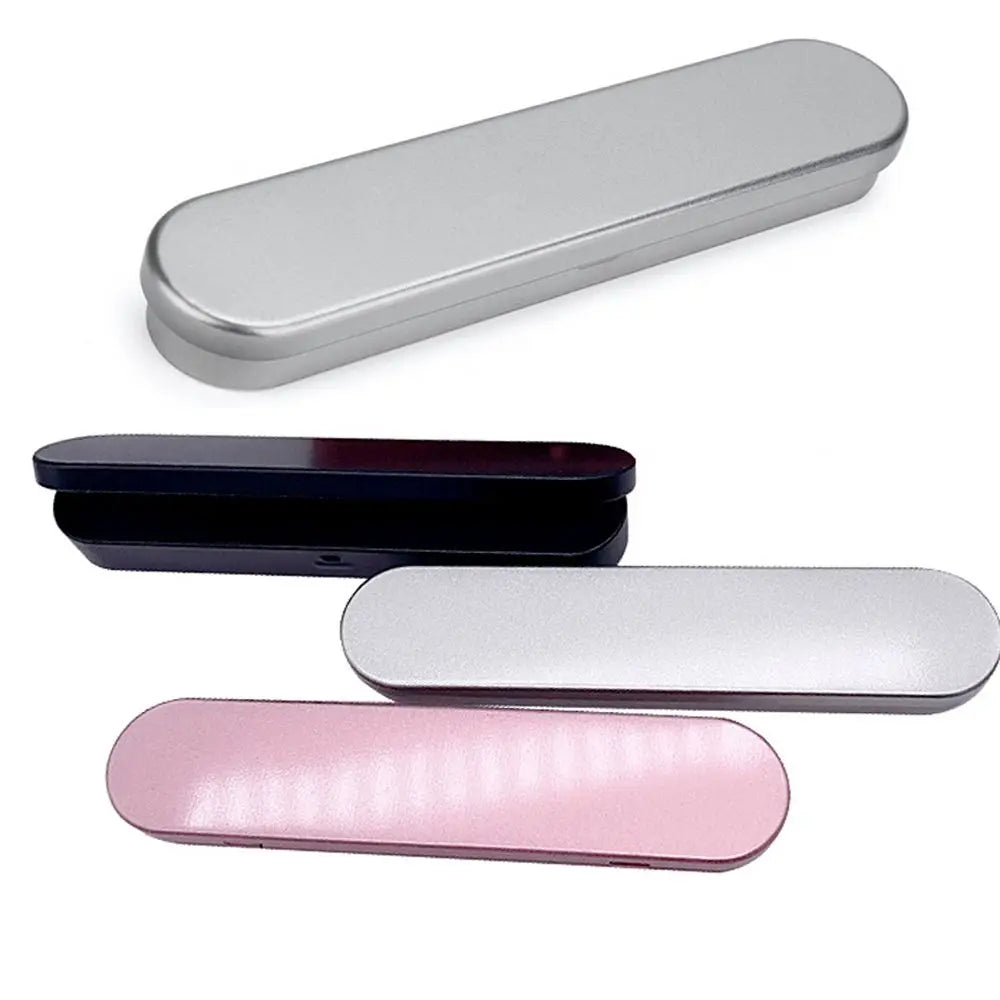 Supplies Multifunction Stationery Storage Box Flip box Student Tin Box Fountain Pen Box Metal Pencil Case Iron Pencil Case Peaceful Pleasures Health and Wellness