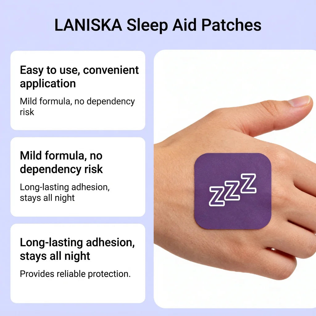 Sleep Aid Patches Relieving Stress Anxiety Headache Neurasthenia Relaxing Fall Asleep Quickly Soothing Improve Insomnia Patches Peaceful Pleasures Health and Wellness