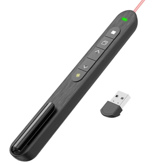 New Wireless Presenter Red Laser Page Turning Pen 2.4G RF Volume Remote Control PPT Presentation USB PowerPoint Pointer Mouse Peaceful Pleasures Health and Wellness Default Title