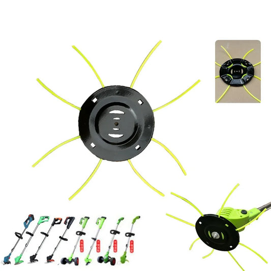 4-Line Steel Grass Trimmer Head – Universal Brushcutter Replacement Grass Trimmer Head Oasis Select