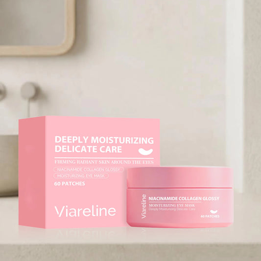 Collagen Niacinamide Eye Patch Firming Reduce Wrinkles Fade Fine Lines Anti Dark Circles Remove Eye Bags Glow Hydrating Eye Mask Peaceful Pleasures Health and Wellness
