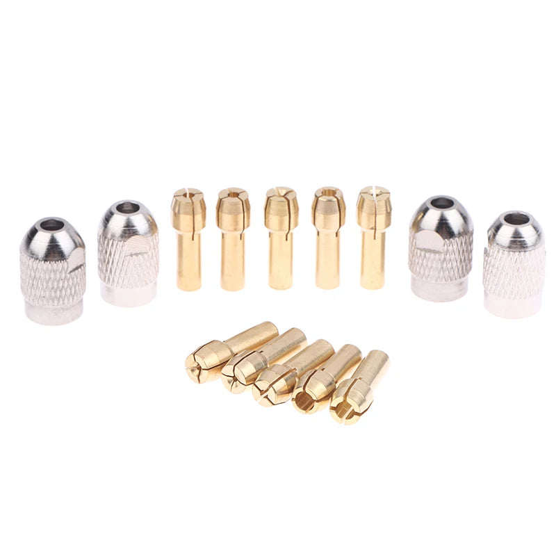 1Set M8 M7 Nuts Drill Chucks Adapter Mini Drill Chucks For Chuck Adapter Micro Collet Brass Power Rotary Tool Peaceful Pleasures Health and Wellness