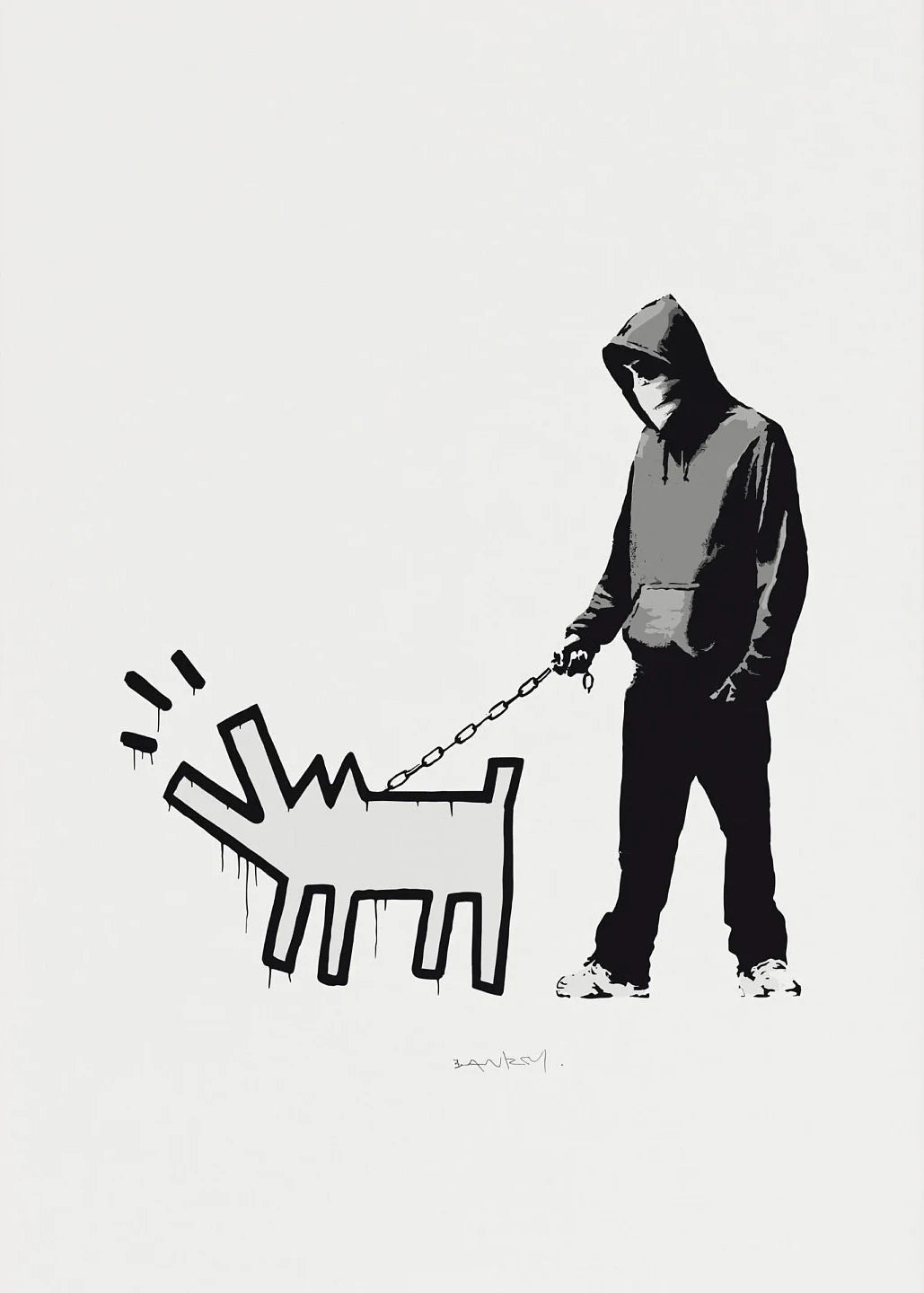 Banksy Graffiti Canvas Print | Anti-War Street Art Wall Poster Canvas Wall Art Print Peaceful Pleasures Health and Wellness 2 20x30cm Unframed