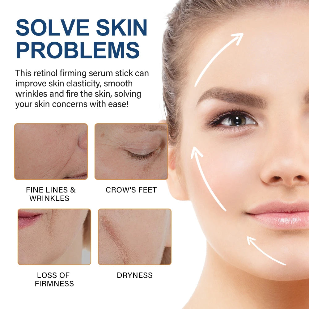 Retinol Eye Lifting Firming Cream Stick Dark Circles Firming Skin Instant Eye Repair Serum Stick For Women Eyes Care Product Peaceful Pleasures Health and Wellness