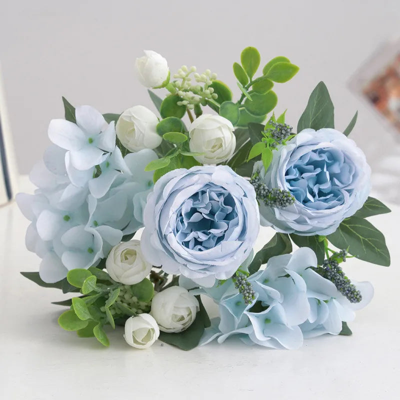 Artificial Silk Peony Bouquet | Wedding & Home Décor Flowers