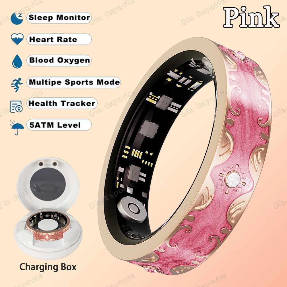 Women's Smart Ring – Heart Rate, Sleep & Fitness Tracker