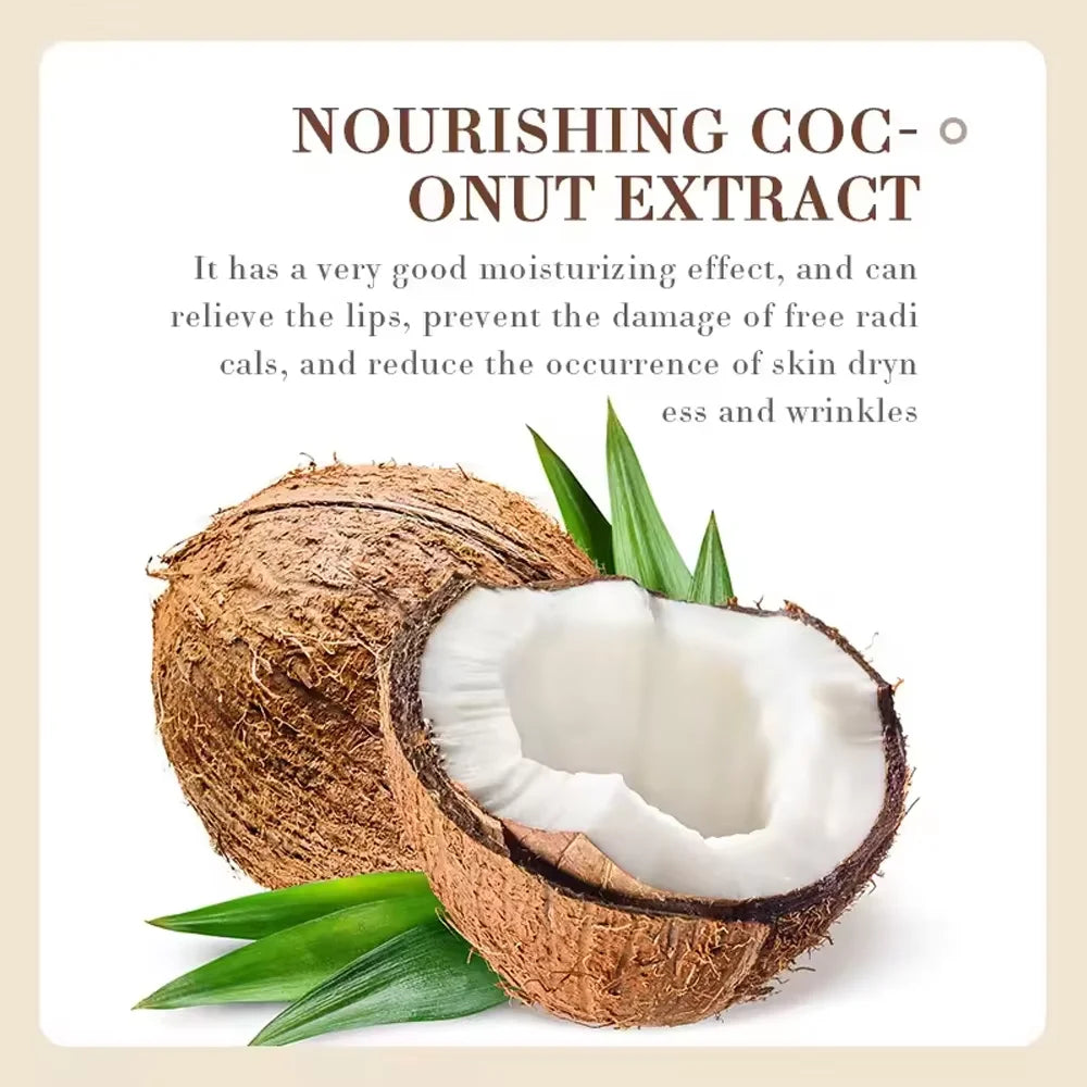 REAROYA Coconut Lip Balm – Daily Moisture for Men & Women