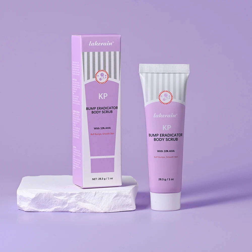 KP Bump Eraser Body Scrub Keratosis Pilaris Skin Exfoliator Helps Reduce Chicken Bumps Exfoliate to Reduce Dullness Skin Care Peaceful Pleasures Health and Wellness
