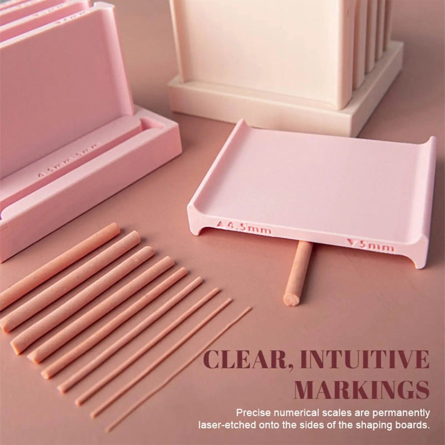 Clay Strip Rolling Mold Set – DIY Jewelry & Craft Tool