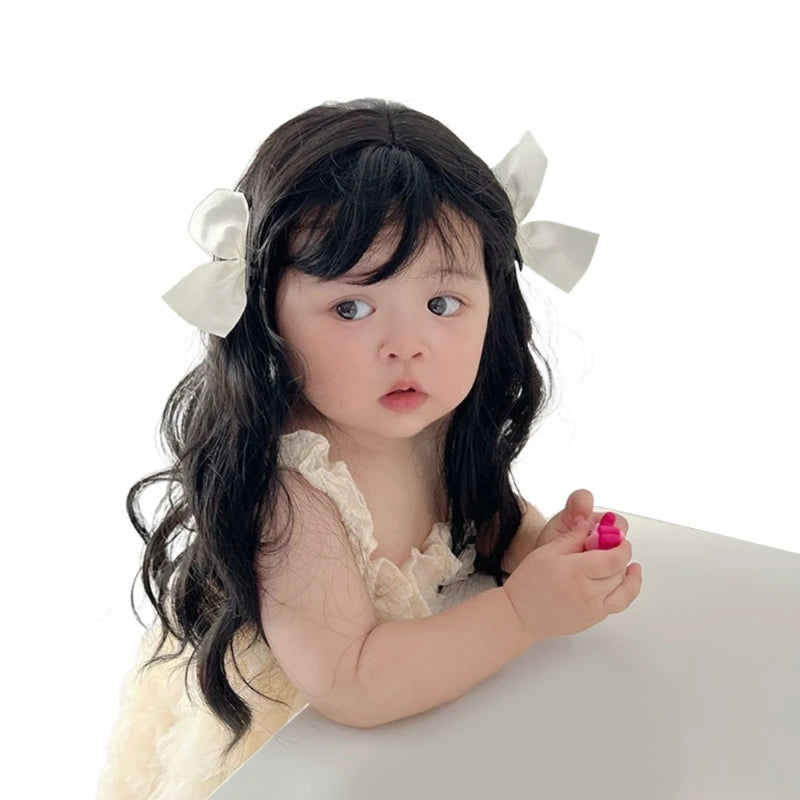 Baby Girl Curly Hair Hat | Cute Infant Photo Headwear 1-3Y
