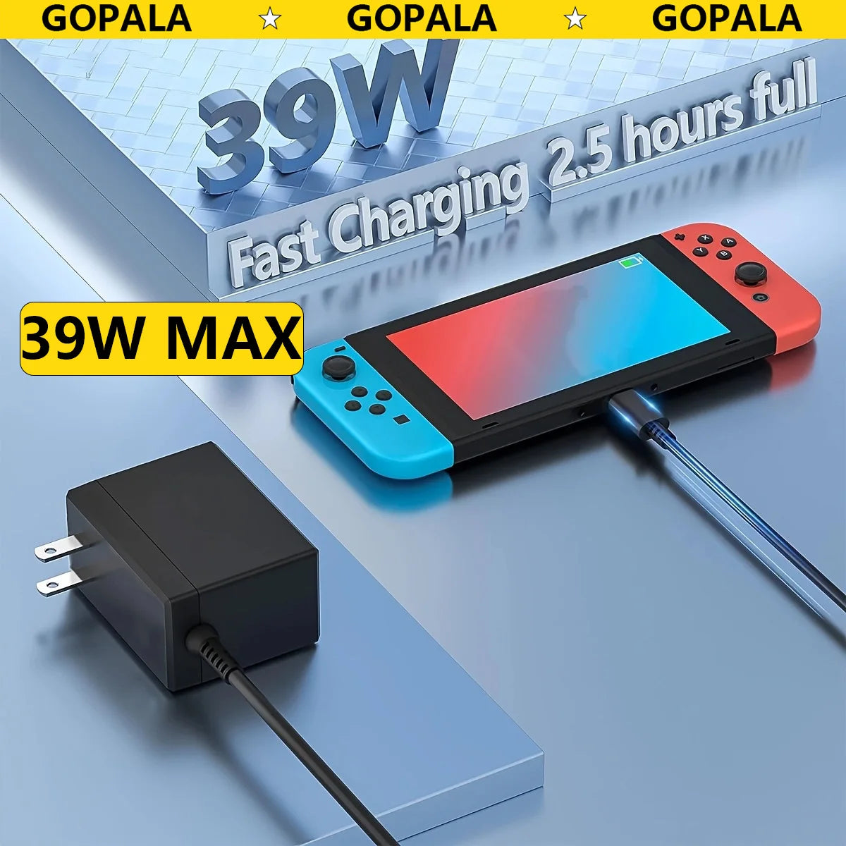 Nintendo Switch 39W Fast Charger AC Adapter – OLED & Lite
