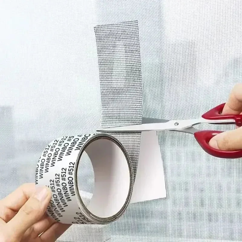 Self-Adhesive Fiberglass Window Screen Repair Tape 5×200cm