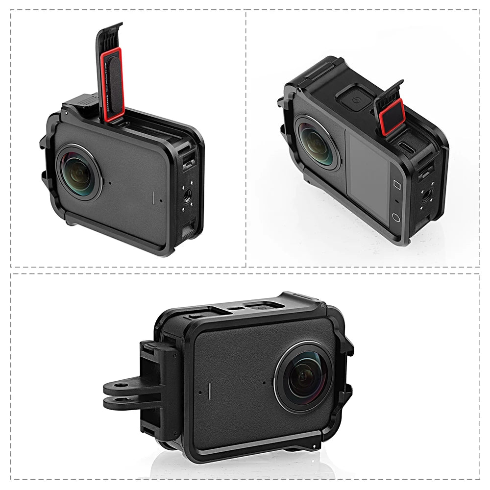 Metal Expansion Cage For DJI Osmo 360 Camera Ultra-Expandable Cold Shoe Mount Multifunction Frame For Cinematography VLOG Video Peaceful Pleasures Health and Wellness