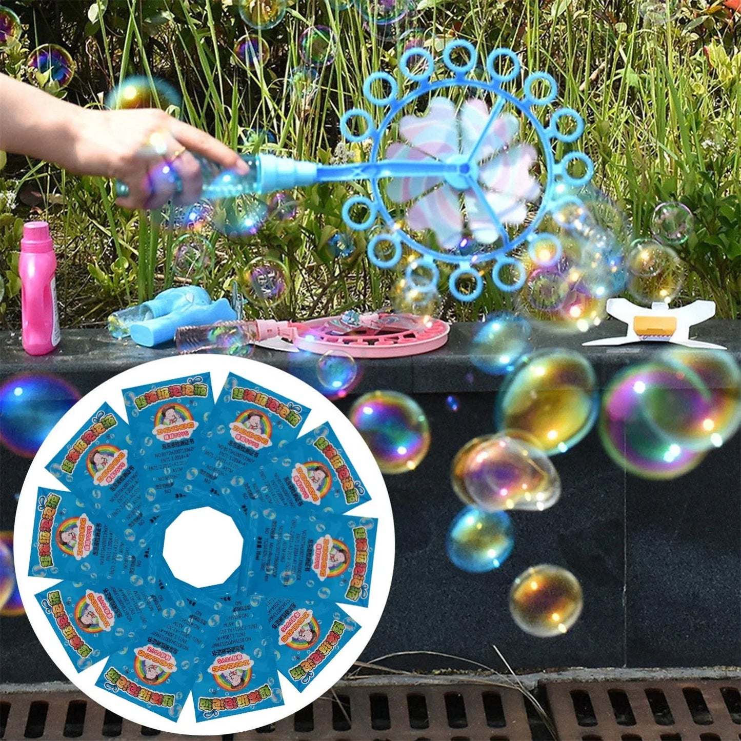 New Concentrate Bubbles Liquid Soap Water Bubble Gun Accessories Soap Bubble Liquid Bubble Refills Children's Gifts Peaceful Pleasures Health and Wellness