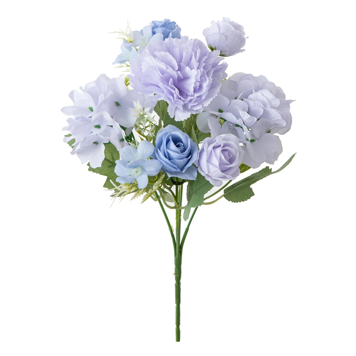 Silk Artificial Carnation Rose Bouquet | Wedding & Home Decor
