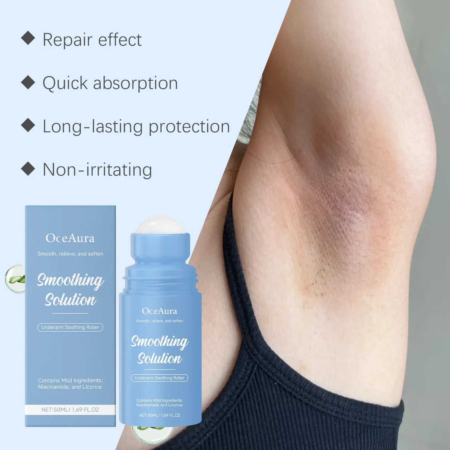 OceAura Underarm After-Shave Soothing Roller 50ml