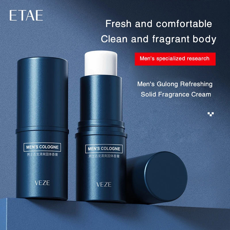 Fanzhen Men's Solid Cologne Stick – Alcohol-Free Fresh Scent