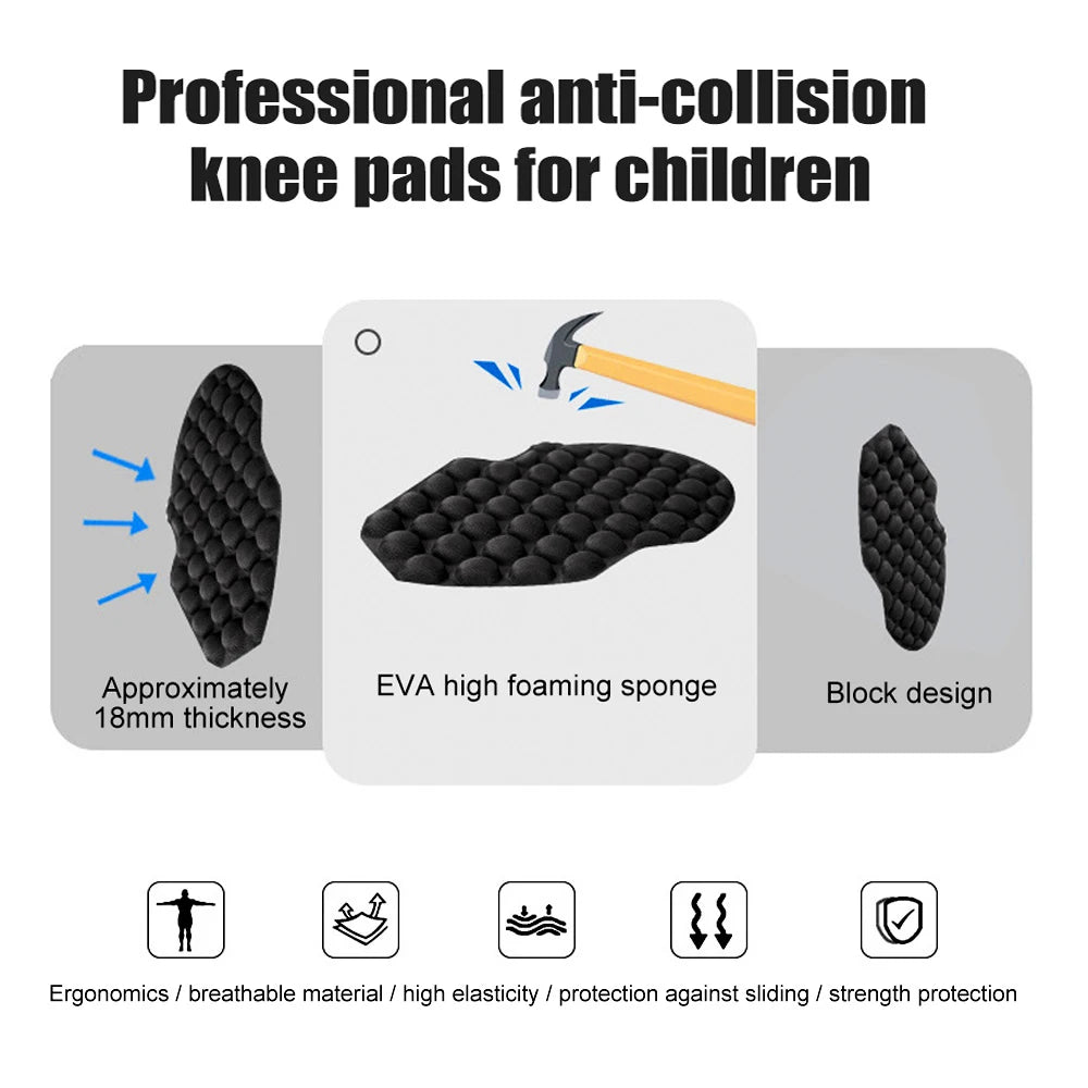 1Pcs Sports Kneepad Honeycomb Kids Child Knee Pads Basketball Gym Knee Protector Braces Support Football Compression Leg Sleeves Peaceful Pleasures Health and Wellness