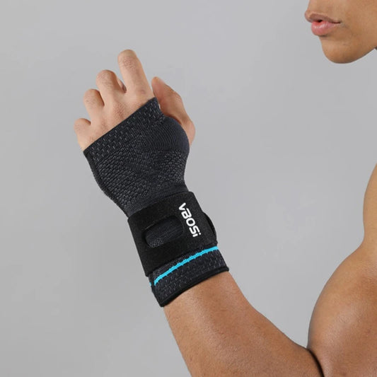 1pc Wrist Palm Support with Removable Metal Stays and Straps, Adjustable Brace Right Left Hand for Women And Men Peaceful Pleasures Health and Wellness