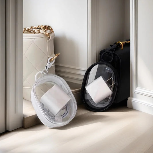 Mini Clear Zipper Storage Bag – Cable & Earphone Organizer Zipper Storage Bag Oasis Select