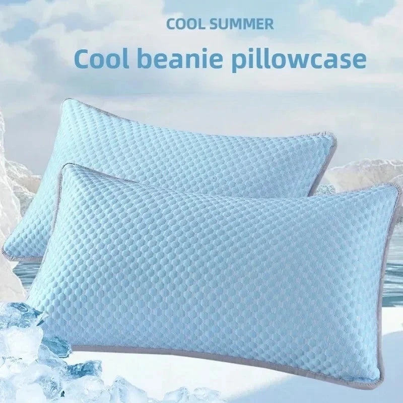 Summer Cooling Ice Bean Pillowcase 48x74cm | Cool Touch Fabric