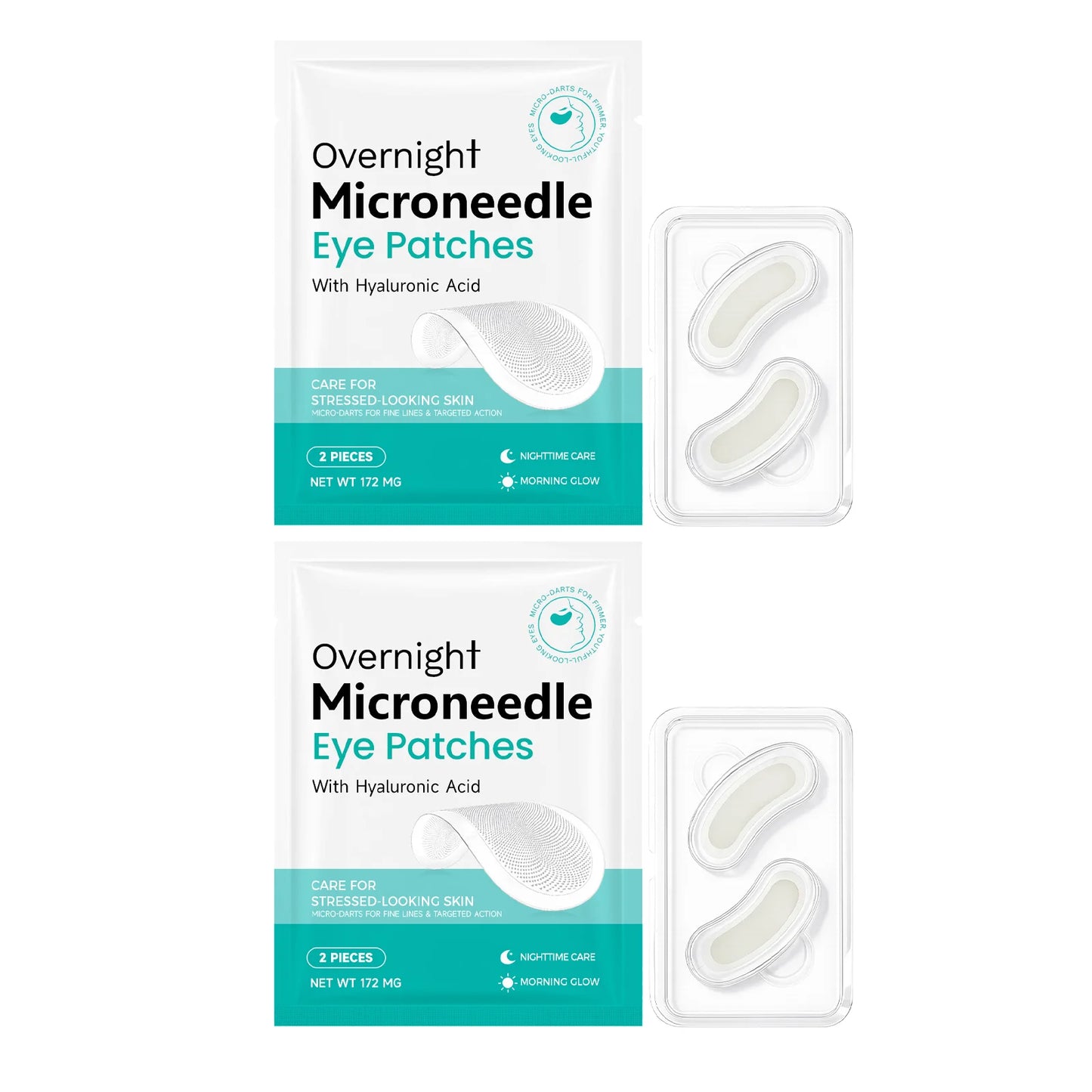 Hyaluronic Acid Overnight Eye Patches – Hydrating Sleep Mask