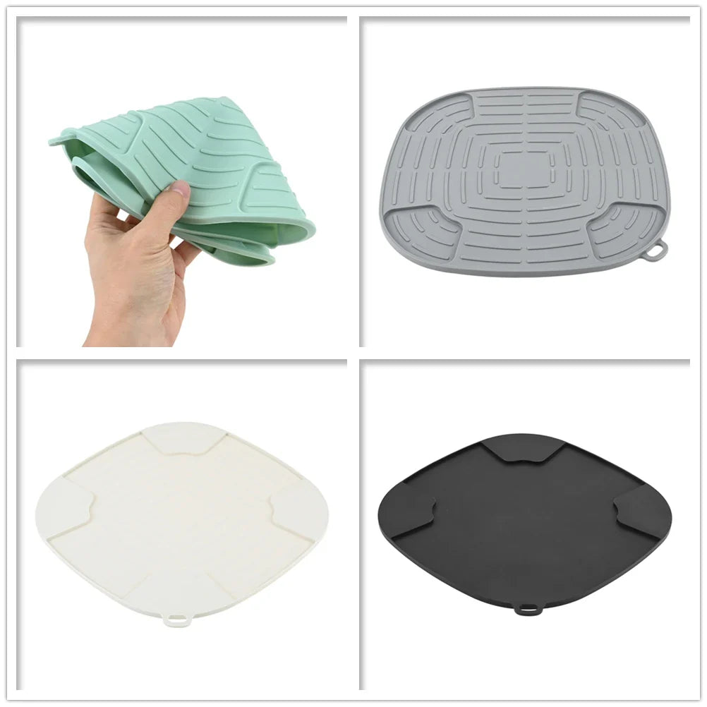 Silicone Air Fryer Mat 10.23" Heat Resistant Trivet | 446°F