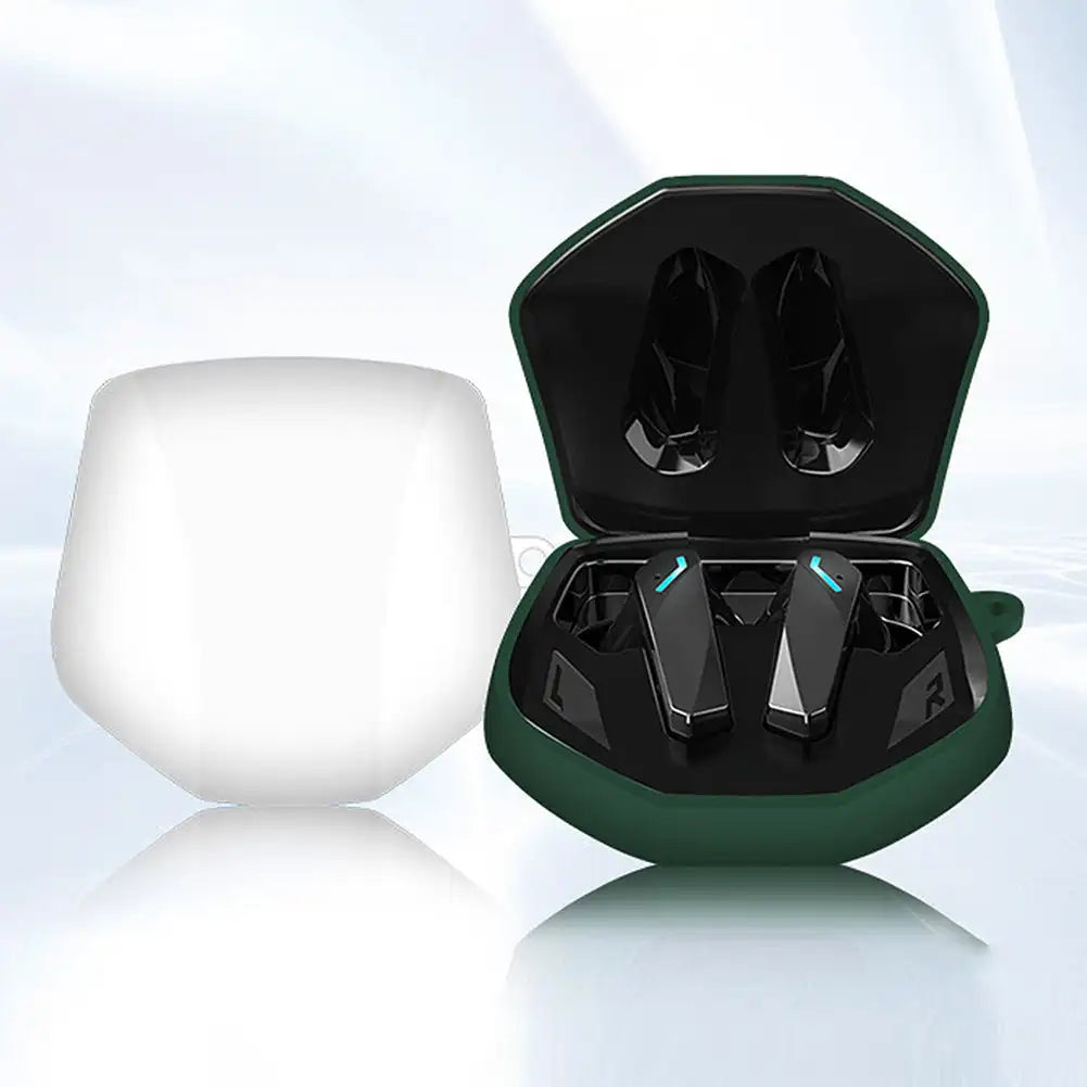 Silicone Case for Lenovo GM2 Pro Earbuds | Shockproof + Carabiner