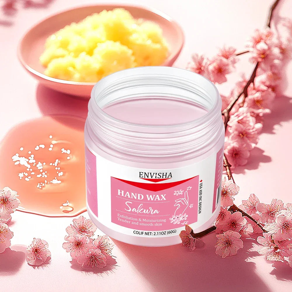 ENVISHA Moisturizing Hand Mask – Sakura & Honey (60g) Hand Mask ENVISHA