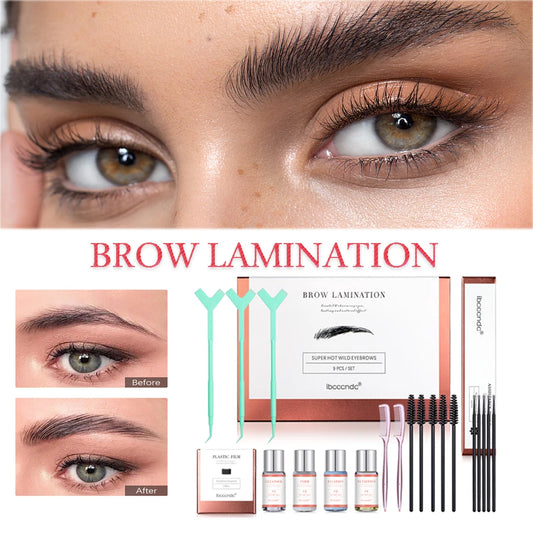Hot Brow Lift Perming Eyebrow Lifting Brow Lamination Kit With Cling Film Nutrition Keratin Perming Lotion For Home Use Kit Peaceful Pleasures Health and Wellness