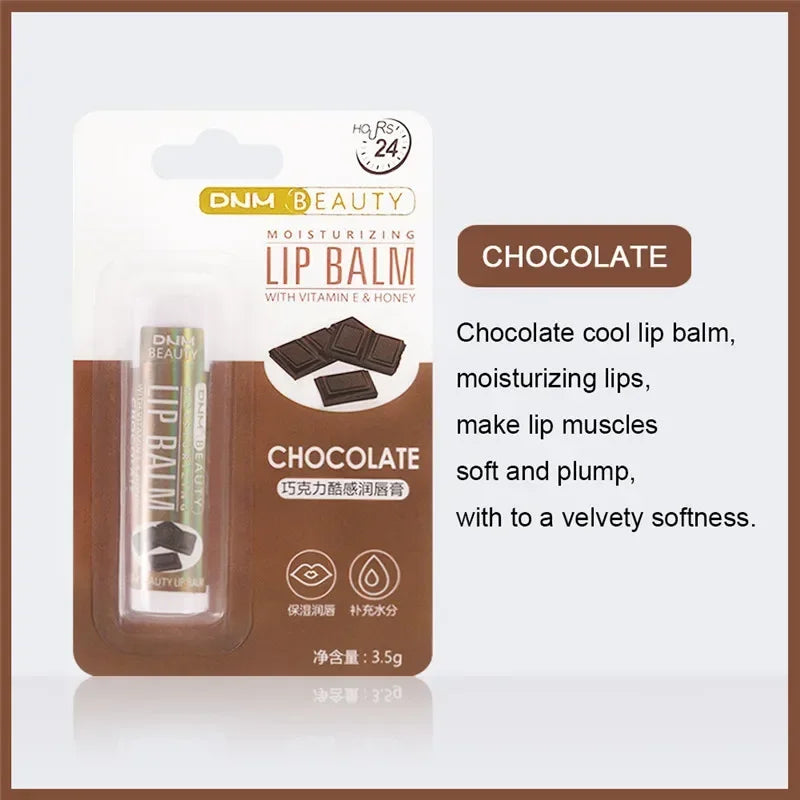 DNM 18-Color Moisturizing Lip Balm | Aloe & Vitamin E Lip Care