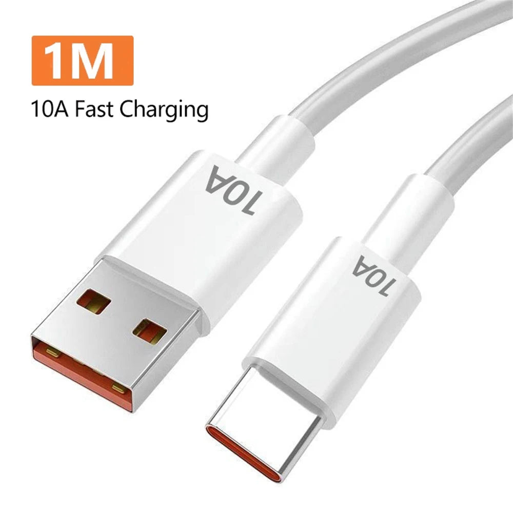 240W GaN 5-in-1 Fast Charger Multi Port USB C Wall Charger LED light Fireproof PC Adapter For iPhone Samsung Xiaomi EU/US Plug Peaceful Pleasures Health and Wellness 1M 10A Cable