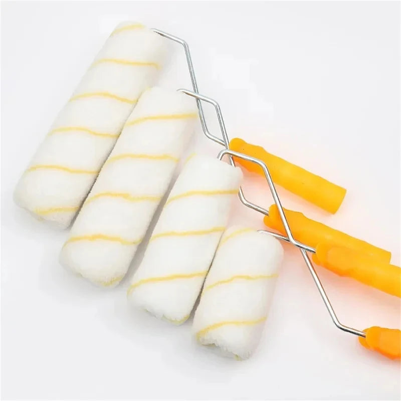 Roller Paint Brush Yellow Stripe Medium Nap Paint Roller Brush Latex Paint Special Roller Home Decoration Tool Peaceful Pleasures Health and Wellness