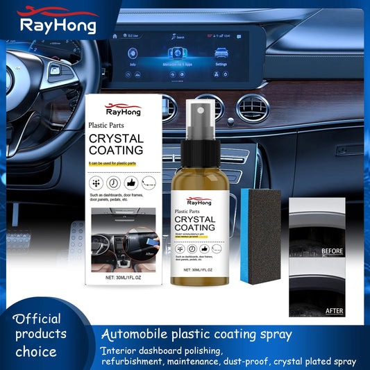 RayHong Car Interior Plastic Refurbishment Coating Set Interior Coating Kit Peaceful Pleasures Health and Wellness