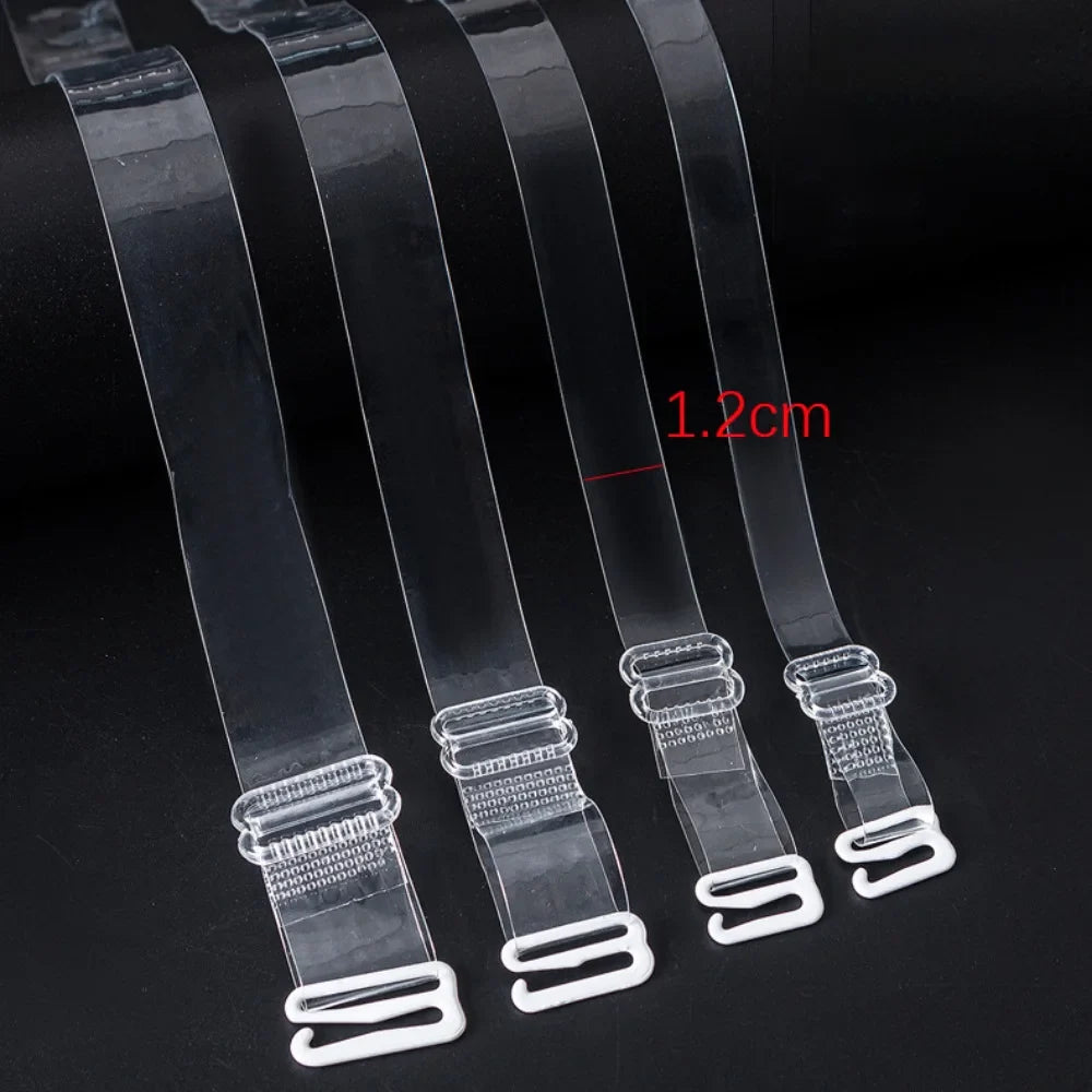 Transparent Invisible Bra Straps – Adjustable & Non-Slip