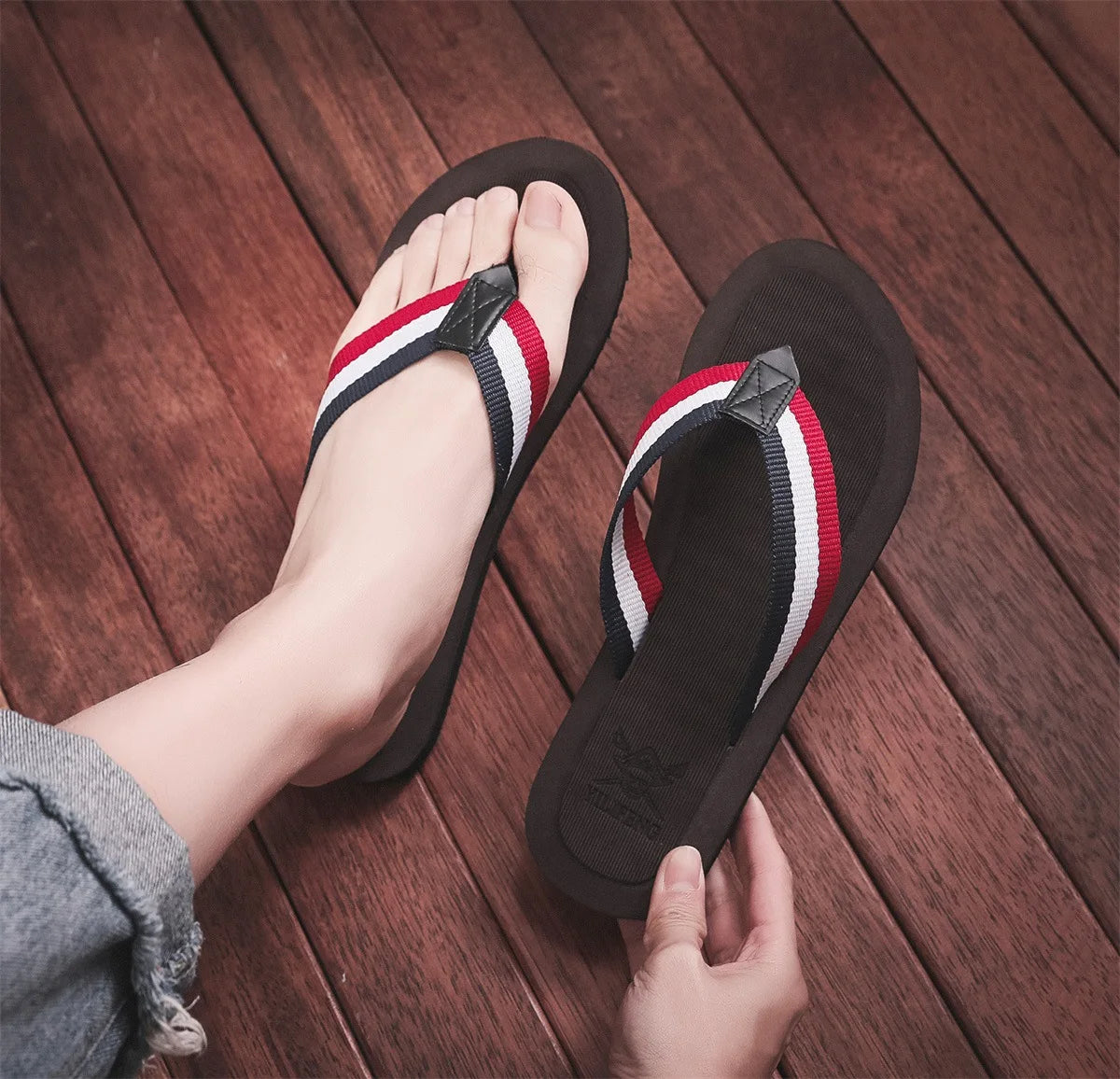 Men's EVA Flip Flops – Beach Slippers, Indoor & Outdoor