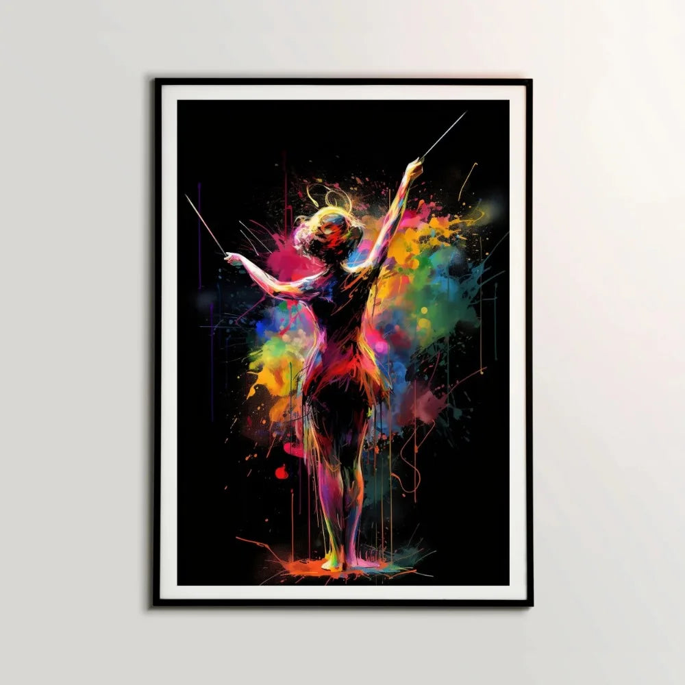 Musical Instruments Canvas Wall Art | Guitar Drum Saxophone Poster