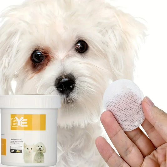 200pc Pet Eye Wipes – Tear Stain Remover for Dogs & Cats Pet Eye Wipes Peaceful Pleasures Health and Wellness Default Title